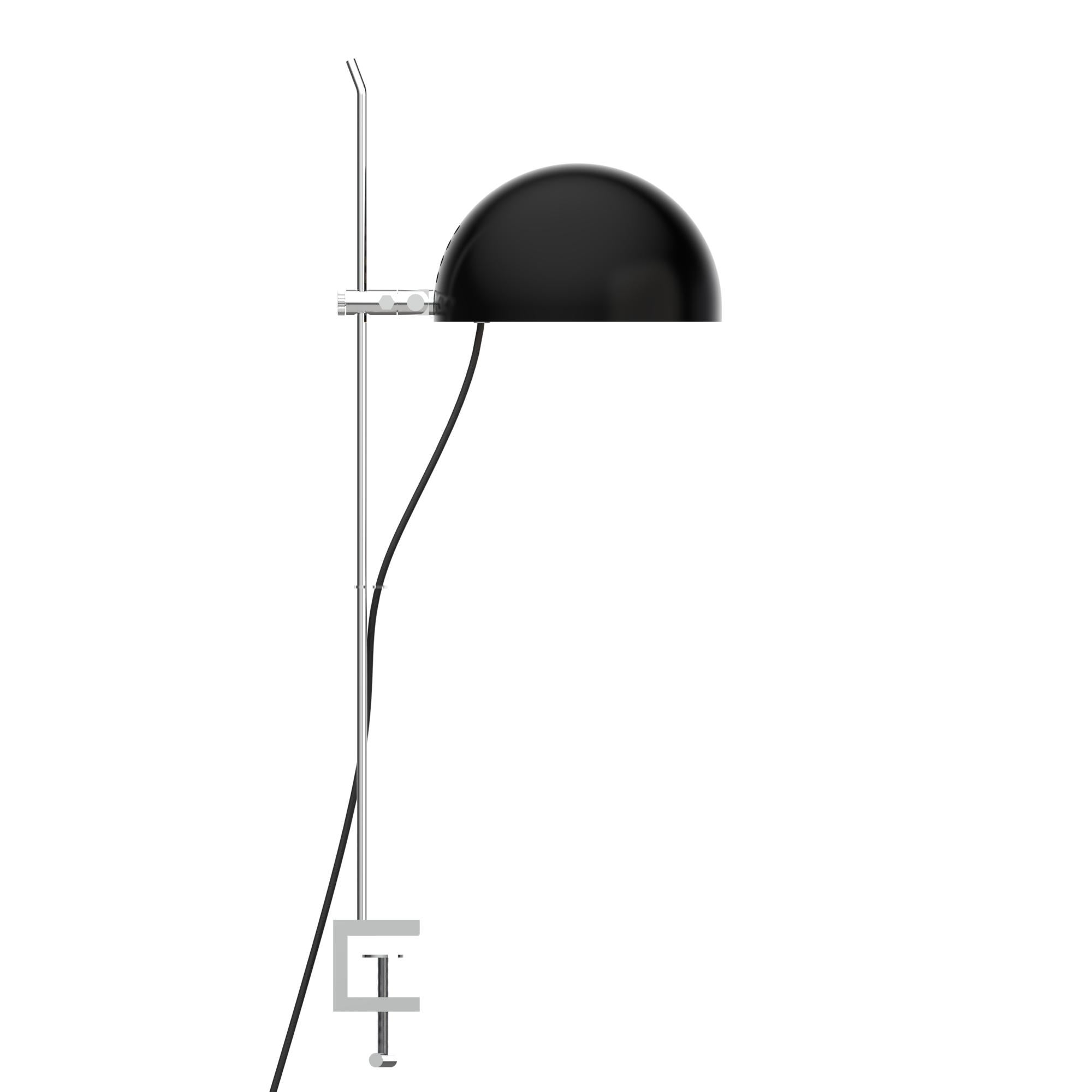 Schreibtischlampe „A22“ von Alain Richard für Disderot, schwarz lackiert im Angebot 12