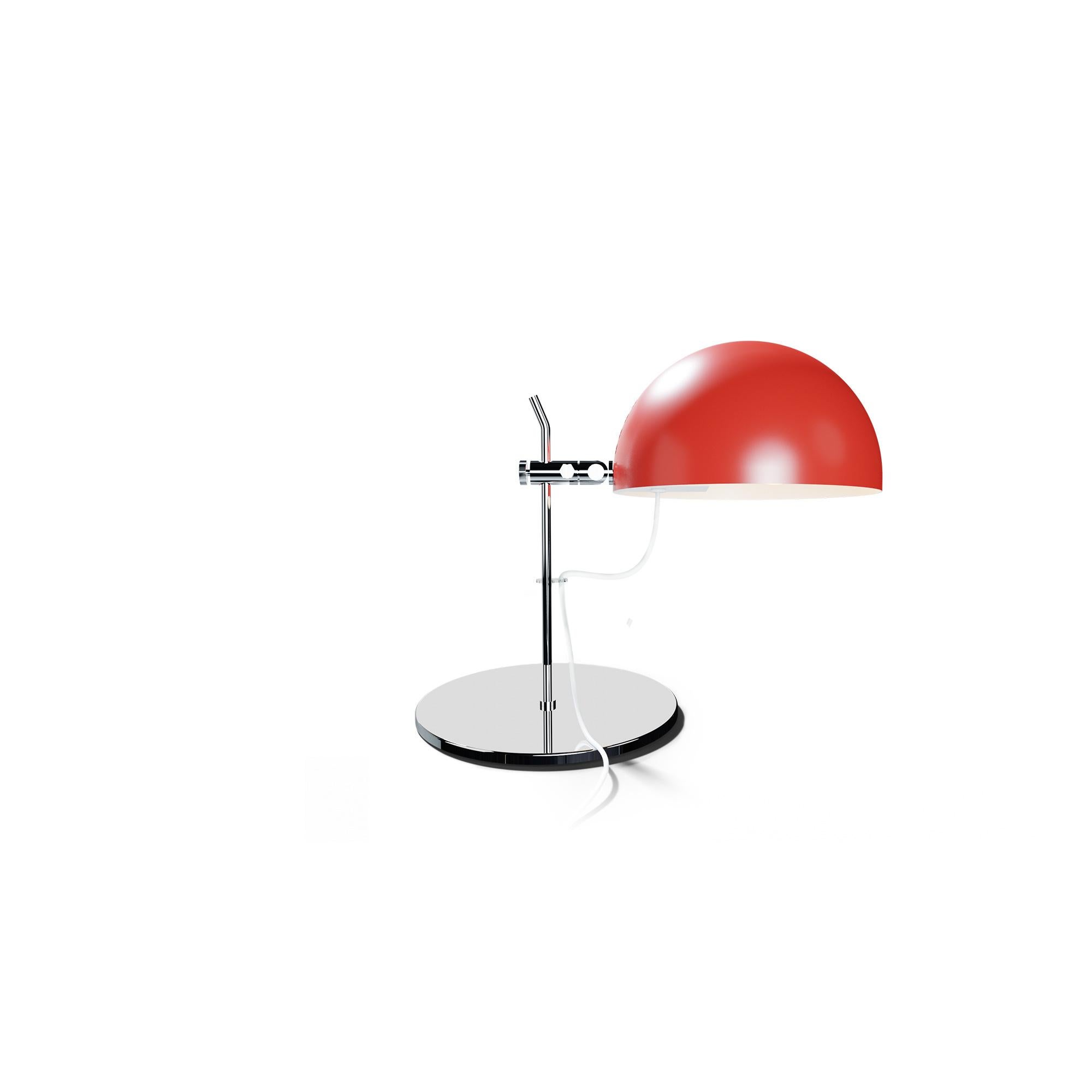 Lampe de bureau Alain Richard 'A22' en chrome pour Disderot en vente 4