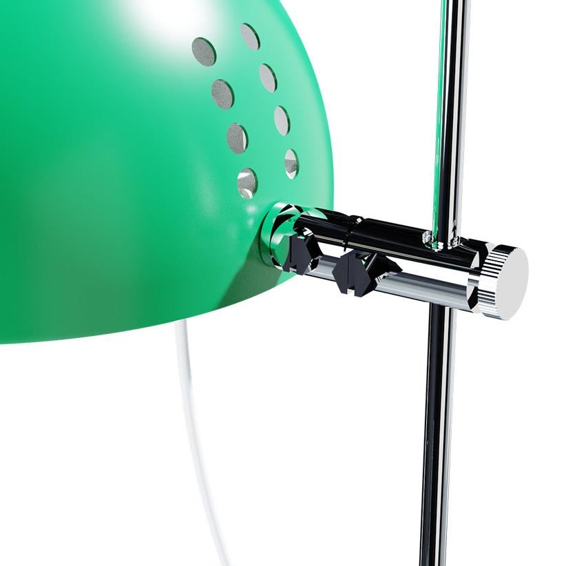 Alain Richard 'A22' Desk Lamp in Green for Disderot.

Executed in green painted metal, this newly produced numbered edition with included certificate of authenticity is made in France by Disderot with many of the same small-scale manufacturing