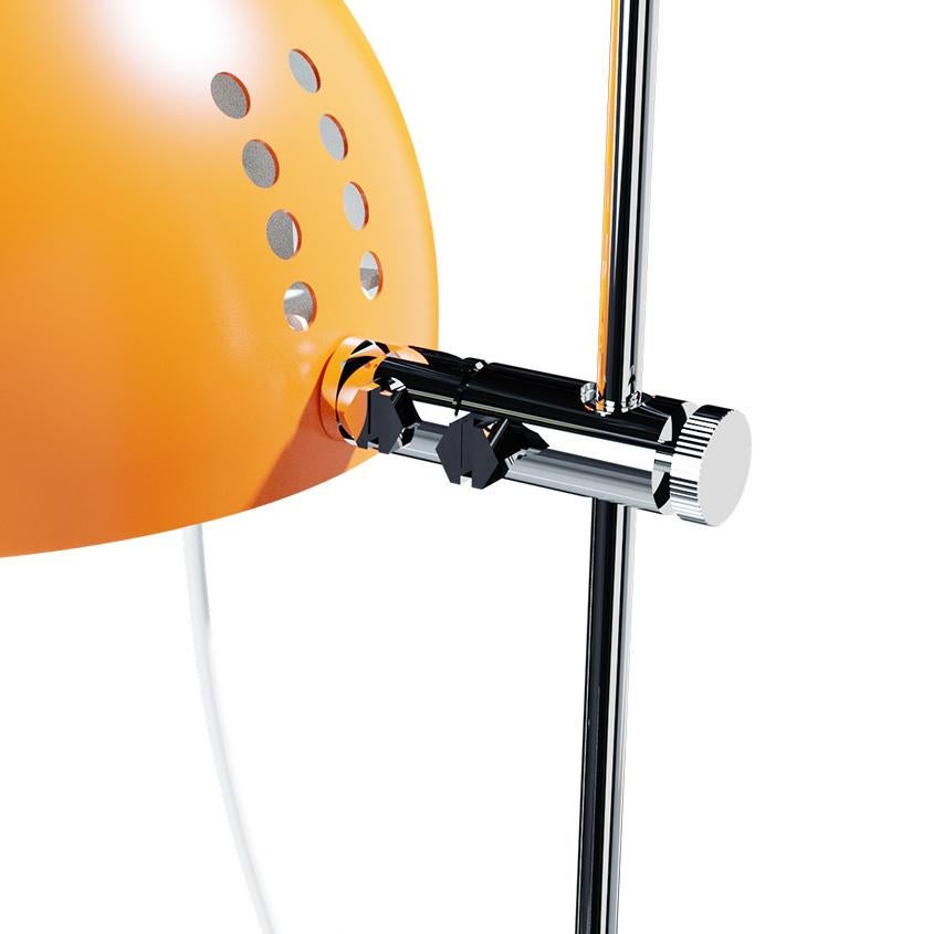 Alain Richard 'A22' desk lamp in orange for Disderot.

Executed in orange painted metal, this newly produced numbered edition with included certificate of authenticity is made in France by Disderot with many of the same small-scale manufacturing