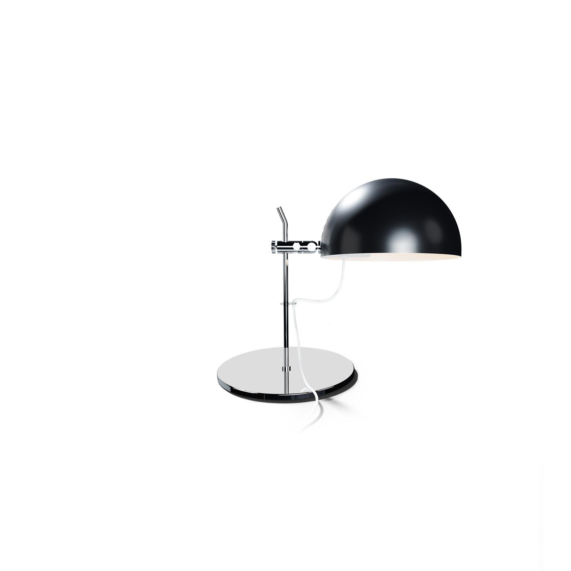 Schreibtischlampe „A22“ von Alain Richard für Disderot, rot lackiert im Angebot 3