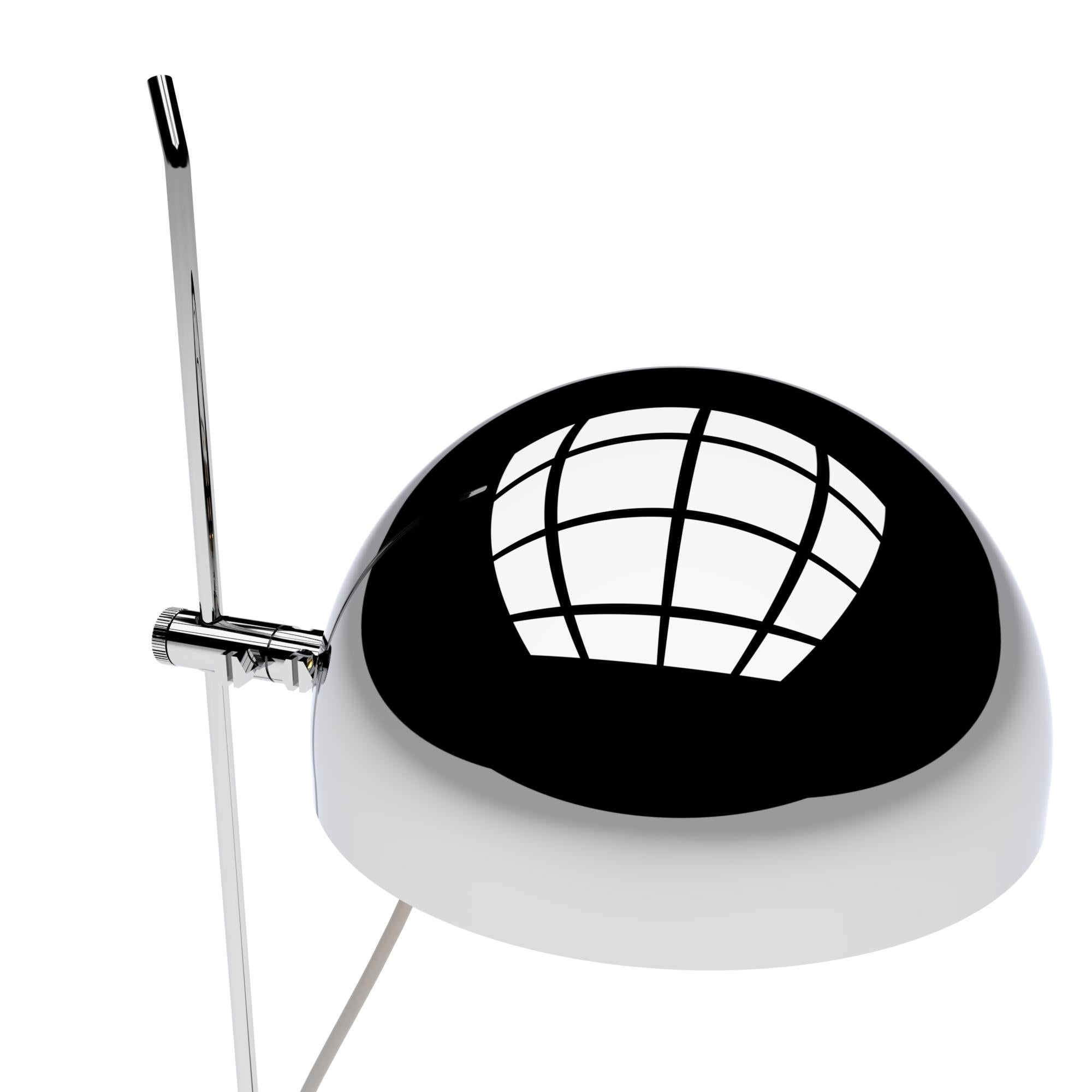 Lacquered Alain Richard 'A22f' Task Lamp in Chrome for Disderot For Sale