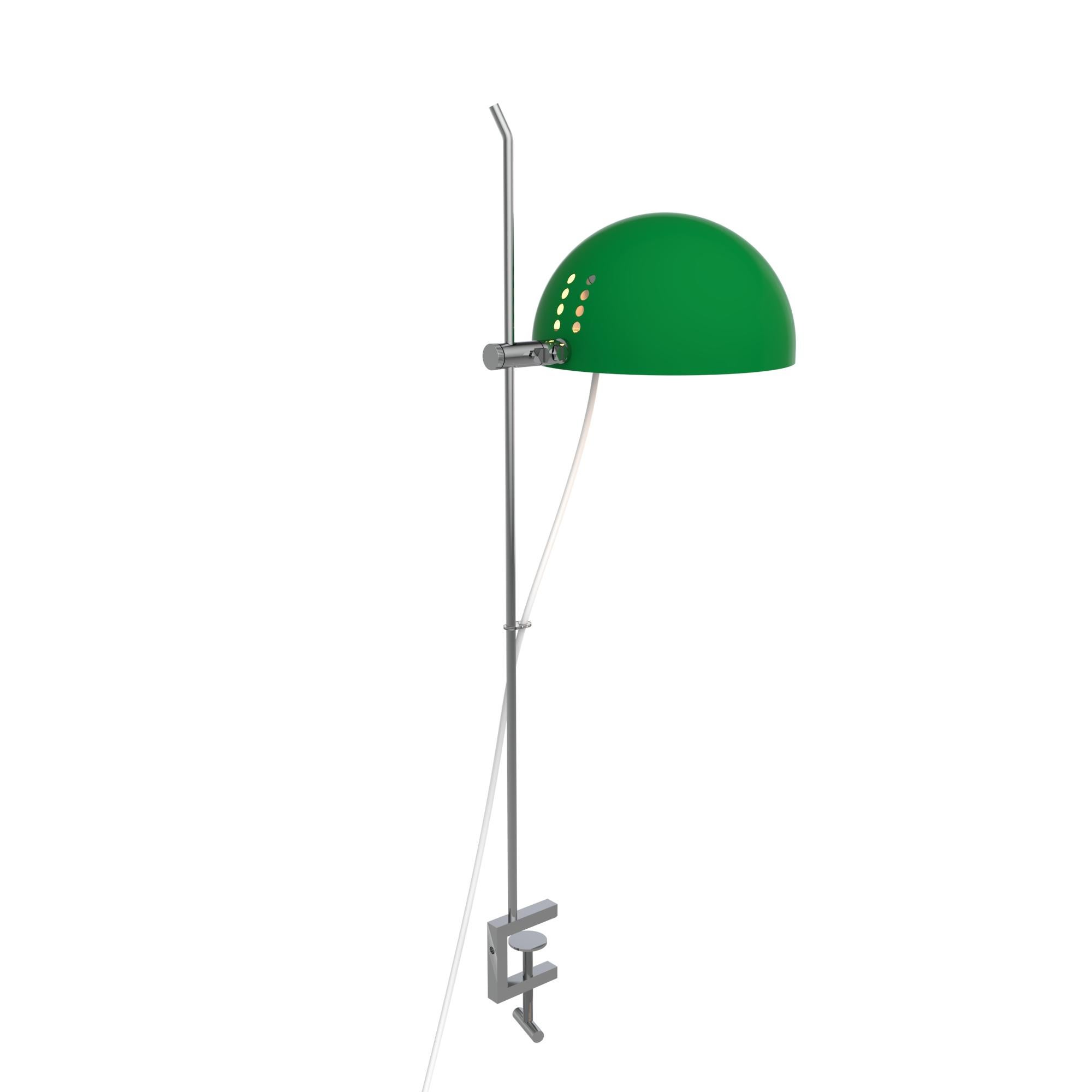 Lacquered Alain Richard 'A22F' Task Lamp in Green for Disderot For Sale