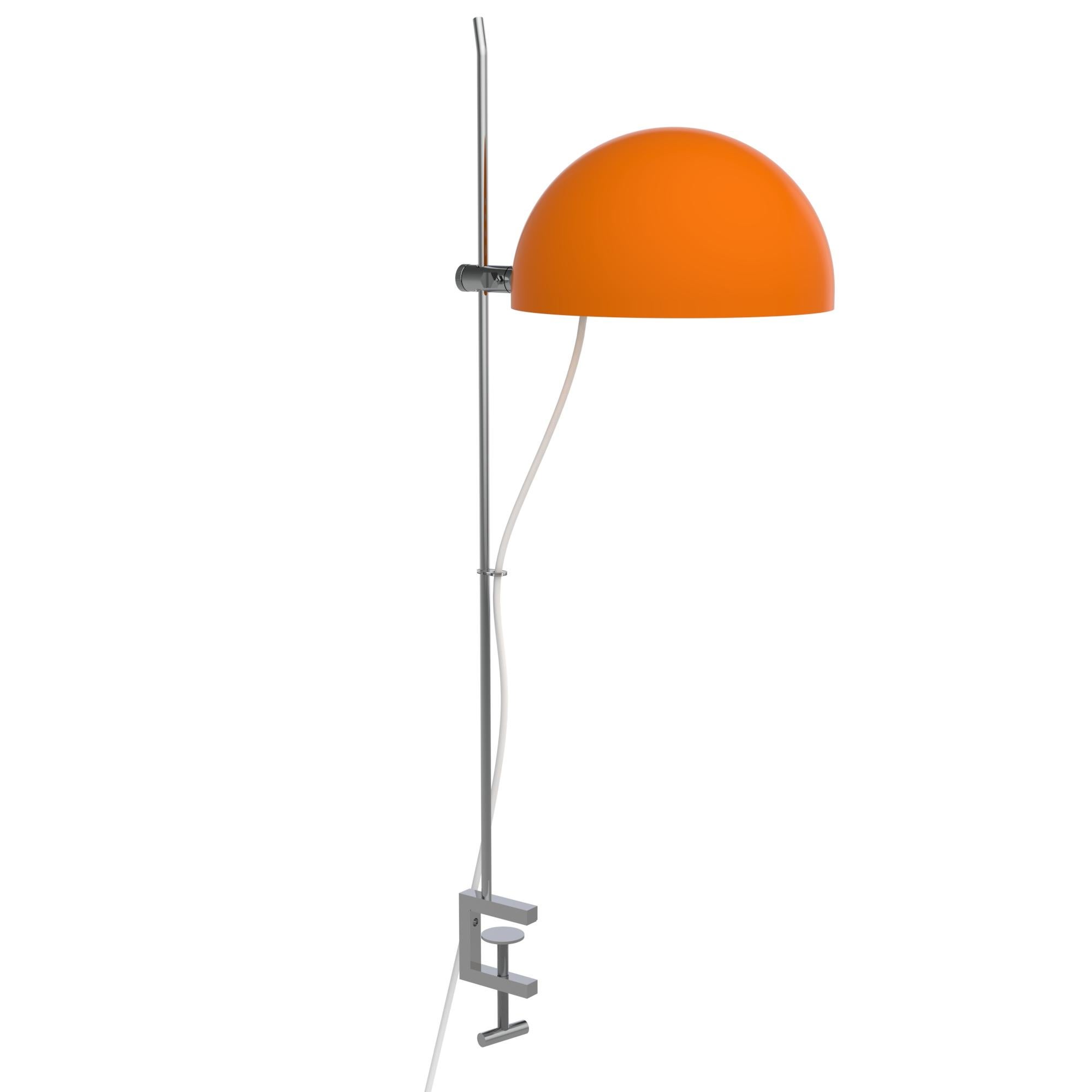 Français Alain Richard 'A22f' lampe à pampilles en orange pour Disderot en vente