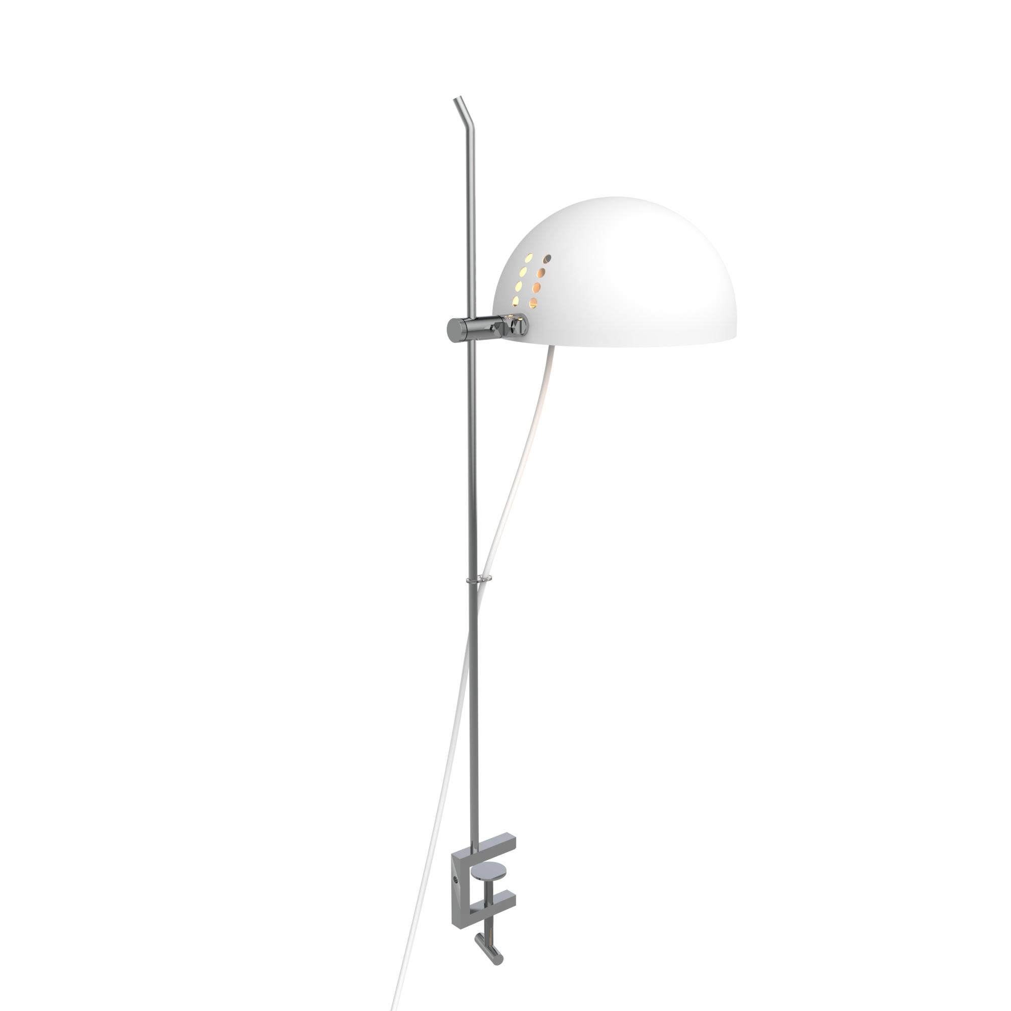 Lacquered Alain Richard 'A22f' Task Lamp in White for Disderot For Sale