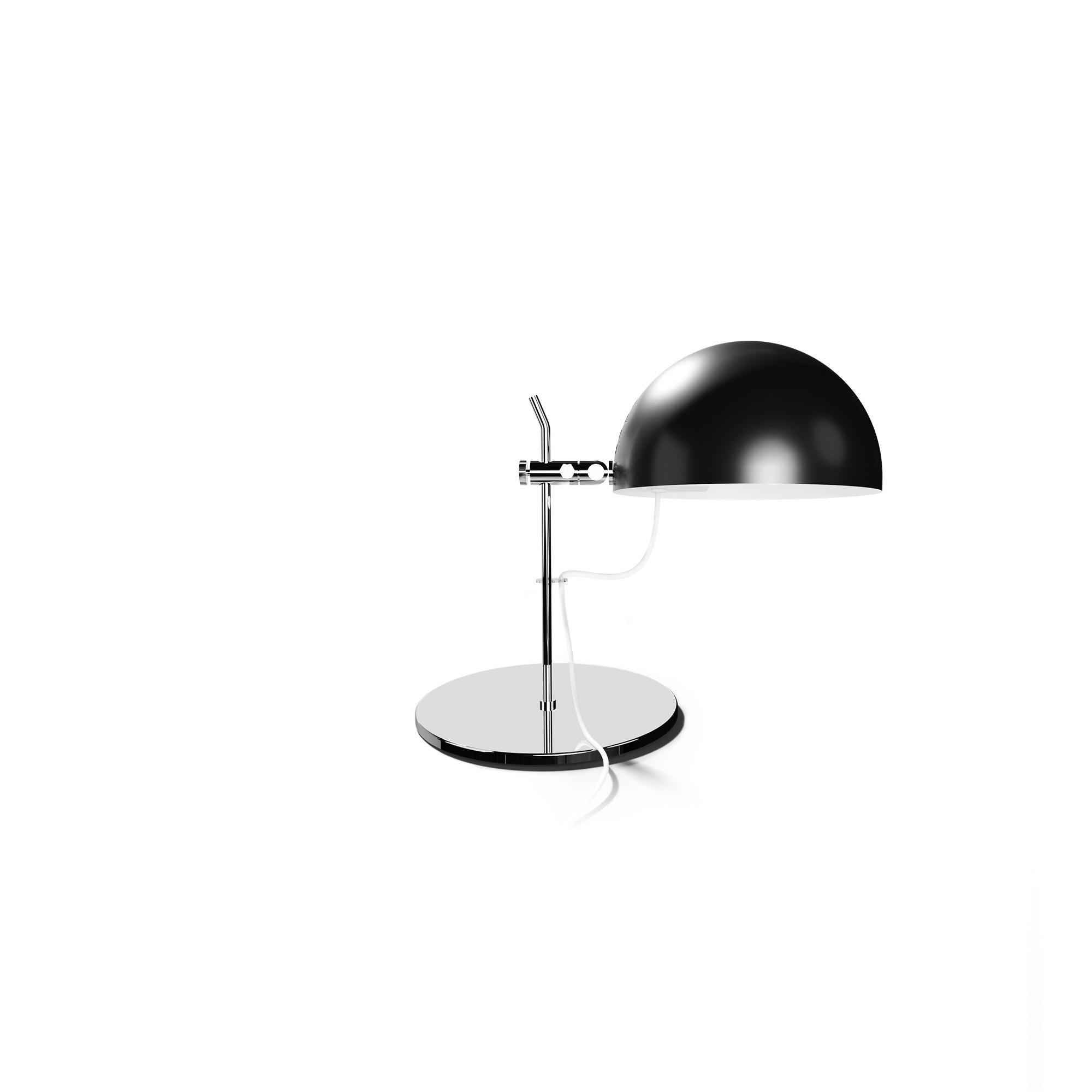 Alain Richard 'A23' Metal and Marble Floor Lamp for Disderot in Green For Sale 6