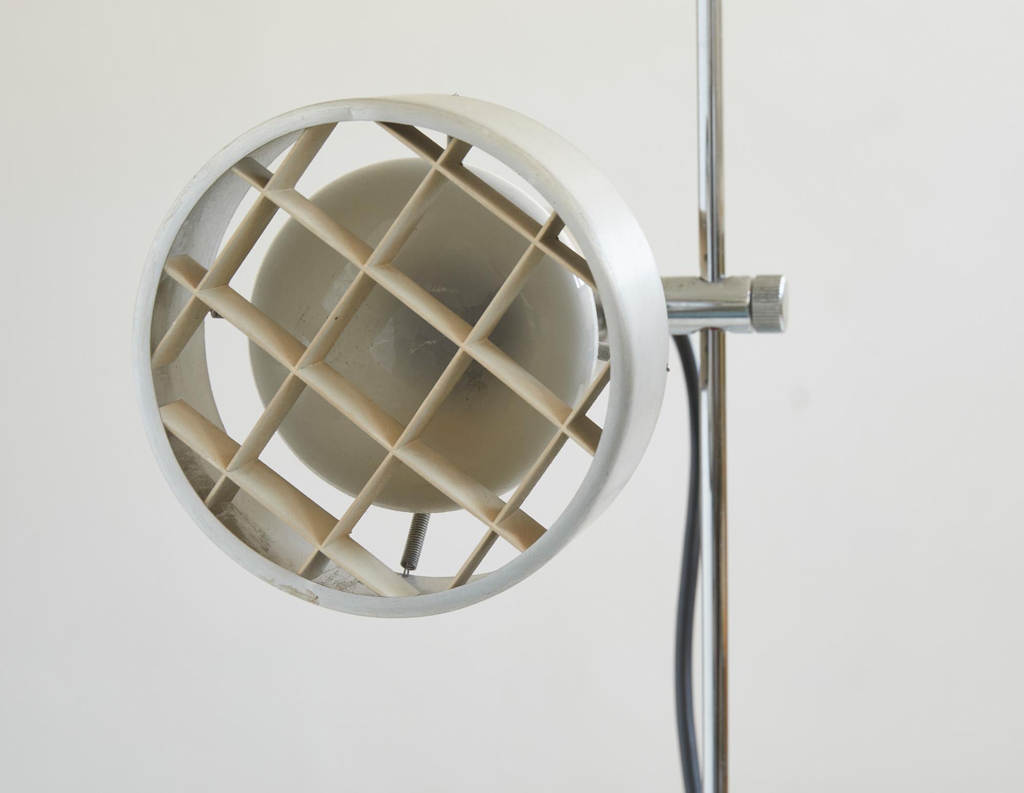 Chrome Lampe de table A4 d'Alain Richard, Ed, Disderot France, 1958 en vente