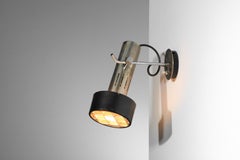 Alain Richard Disderot 50's sconce with chrome A5 frame shade French mid design