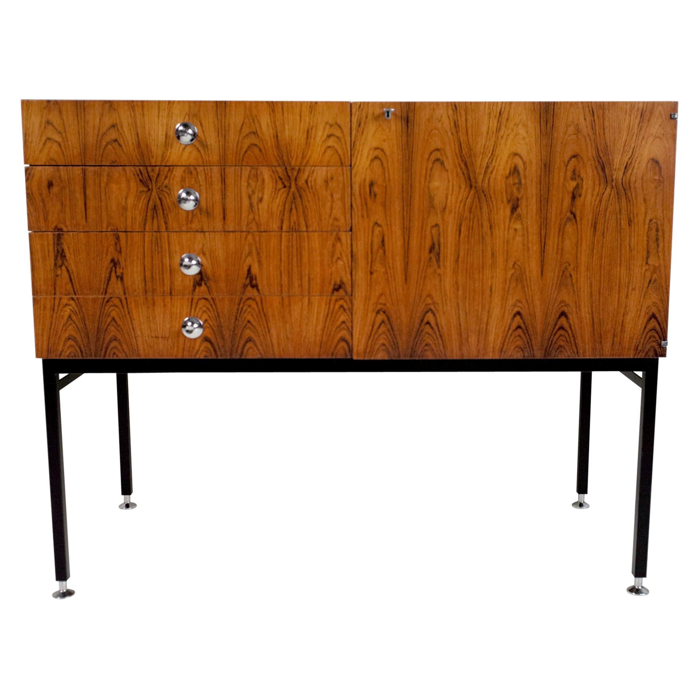 Alain Richard, Rosewood Sideboard Series 800, France, 1959