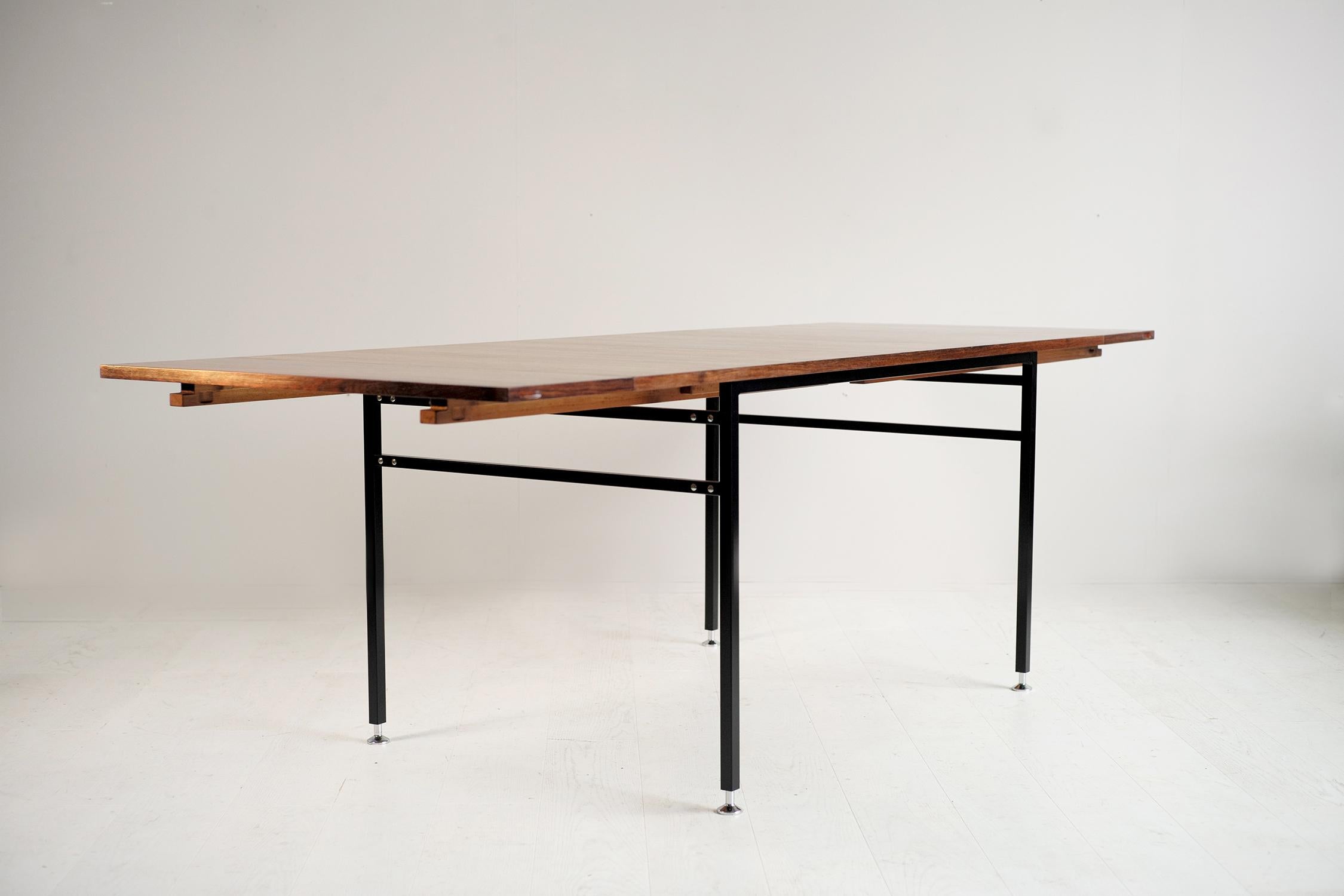 Alain Richard, Rosewood Table, 800 Series, France, 1960 For Sale 2
