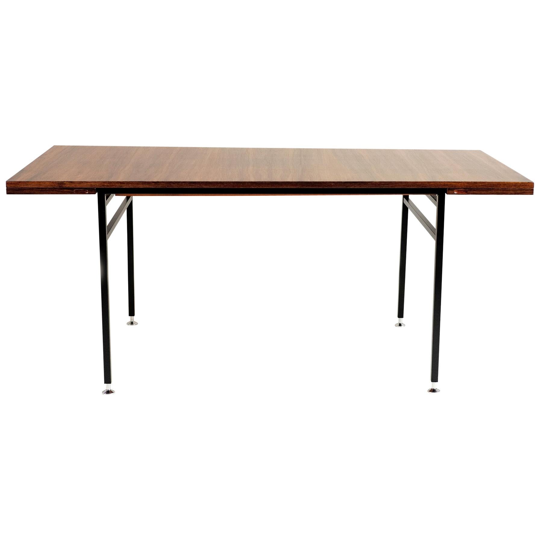 Alain Richard, Rosewood Table, 800 Series, France, 1960 For Sale
