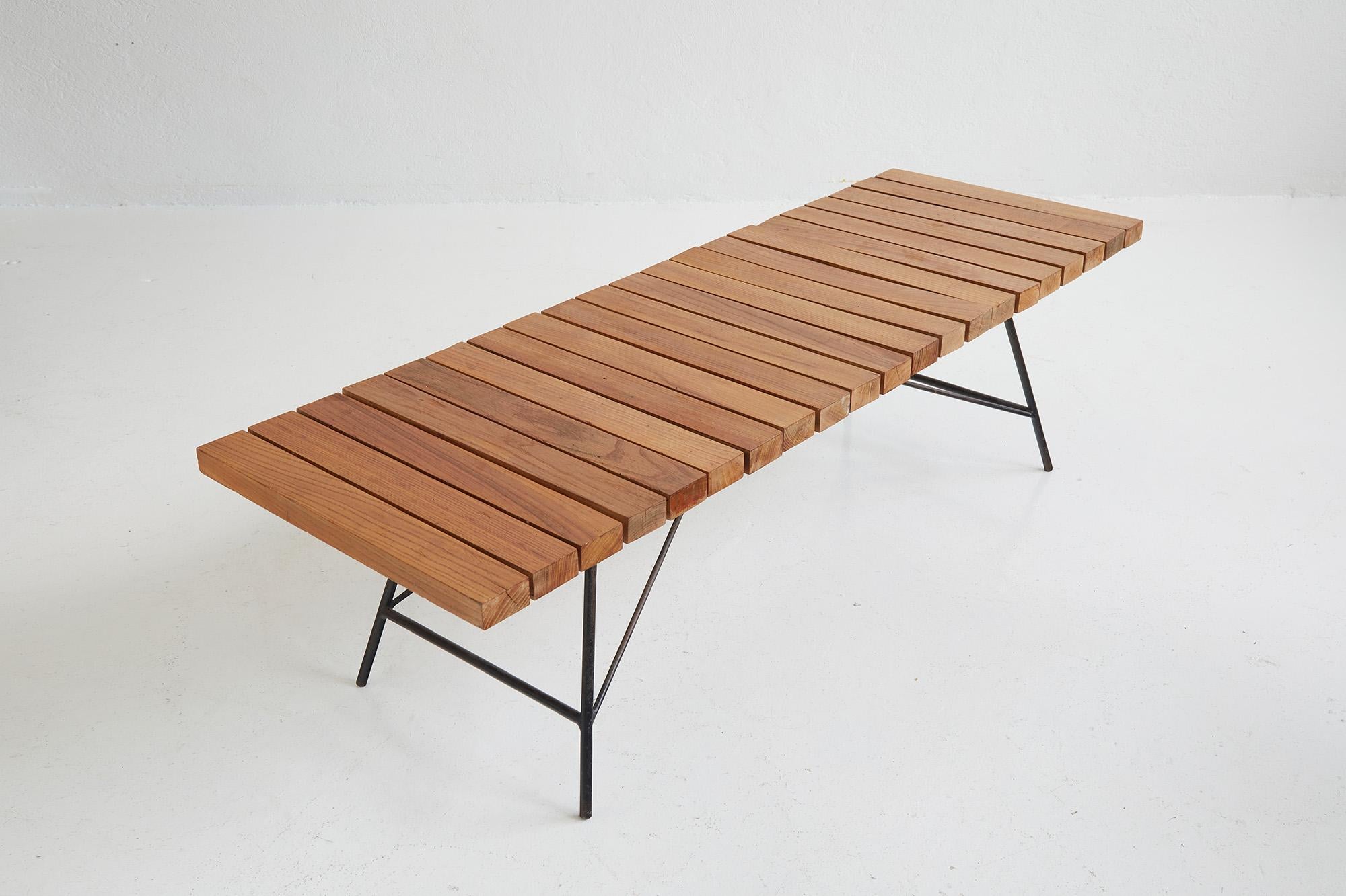 XX secolo Alain Richard Side Table Model 201, Ed. Meubles T.V., France, 1954 in vendita