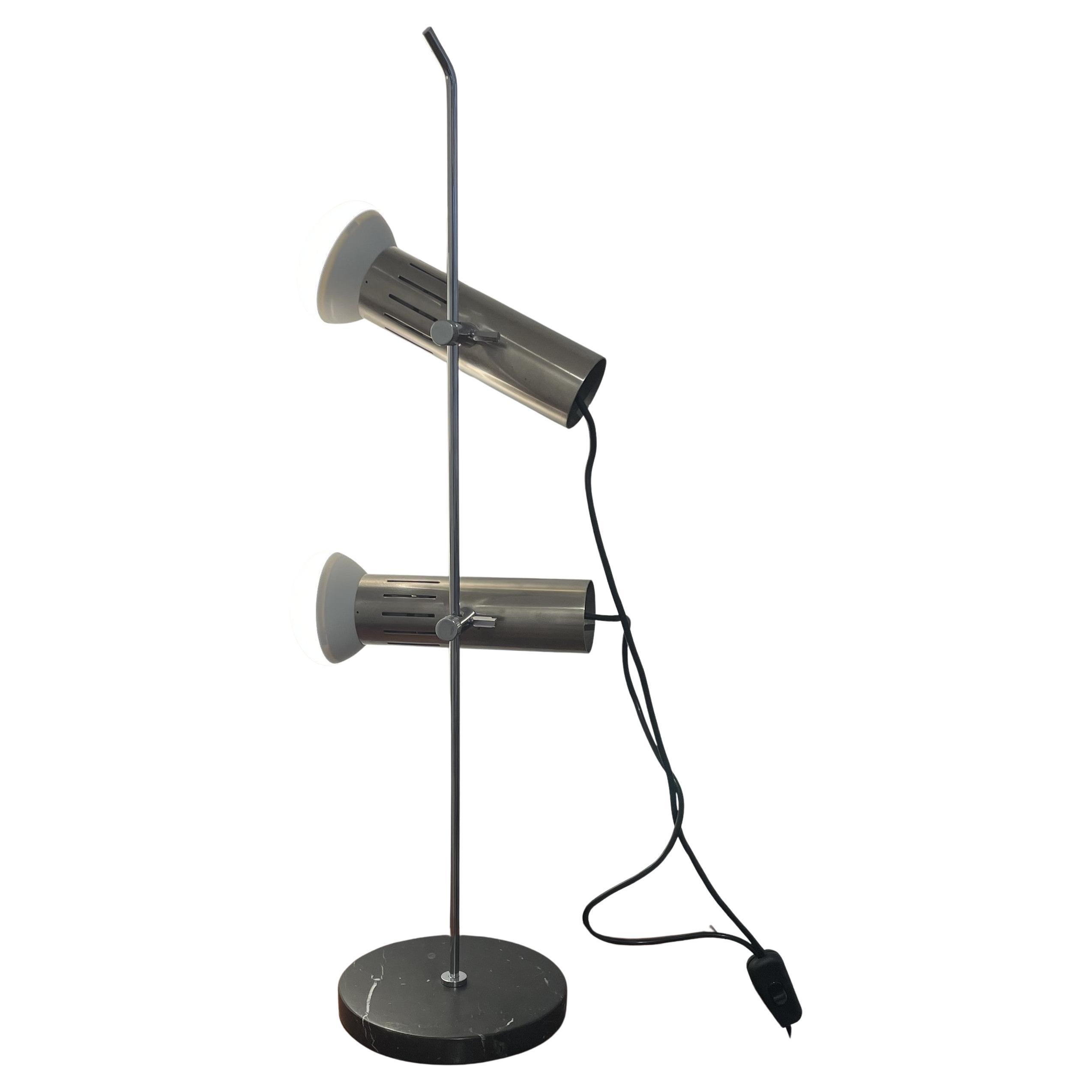 Steel Alain Richard table lamp A4 Disderot For Sale