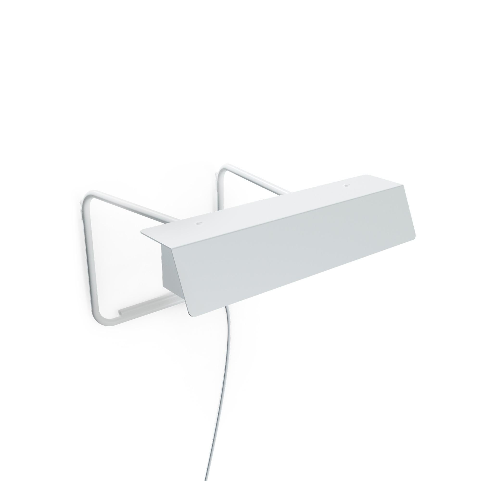 Contemporary Alain Richard Wall Lamp 5980 in White for Disderot For Sale