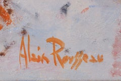 Antique Oil on Canvas Signed Painting: 'A Game of Chess'