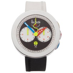Alain Silberstein Rondo Krono Stainless Steel Chronograph Wristwatch