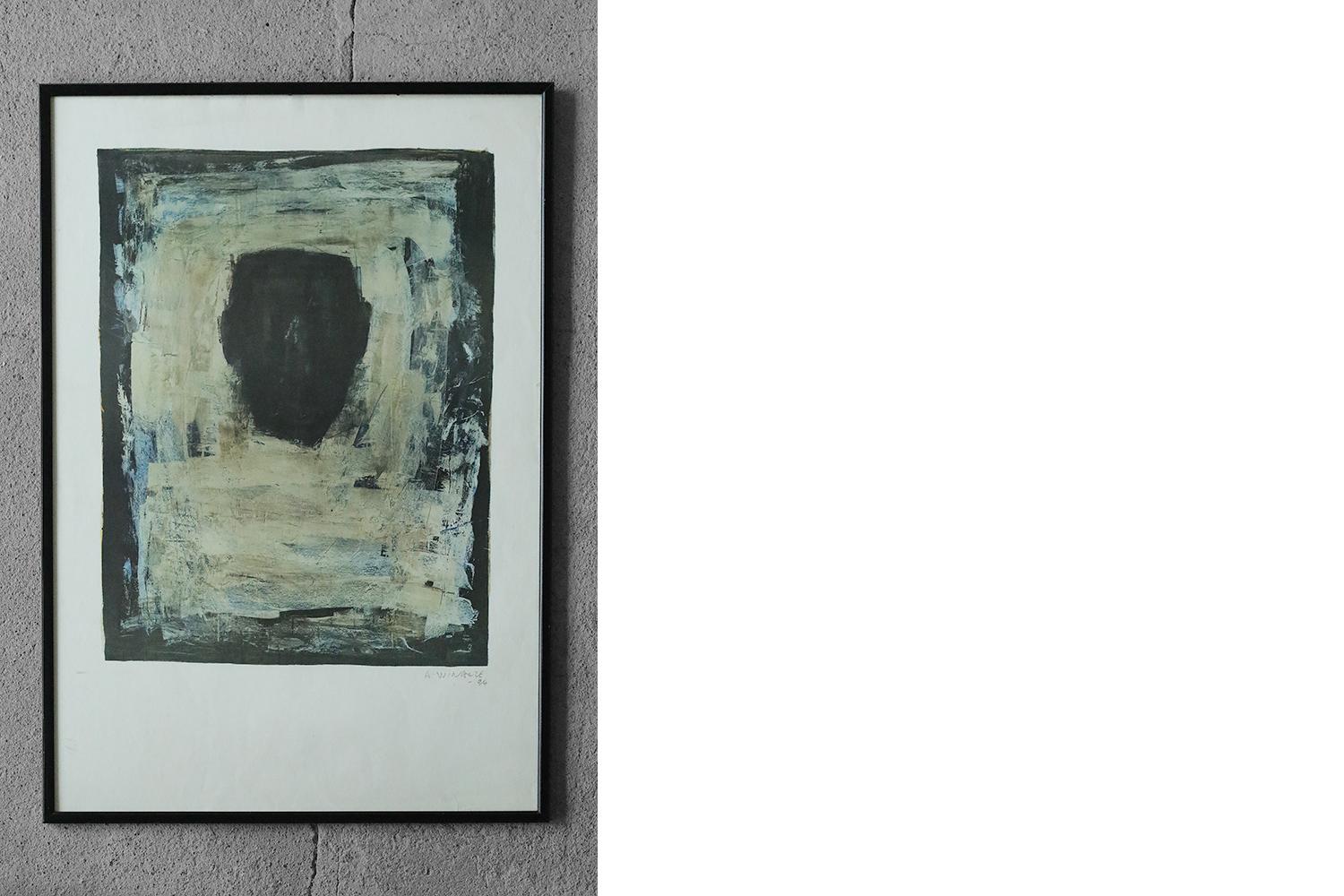 Belgian Alain Winance, Composition, Color lithograph, 1990s, Framed For Sale