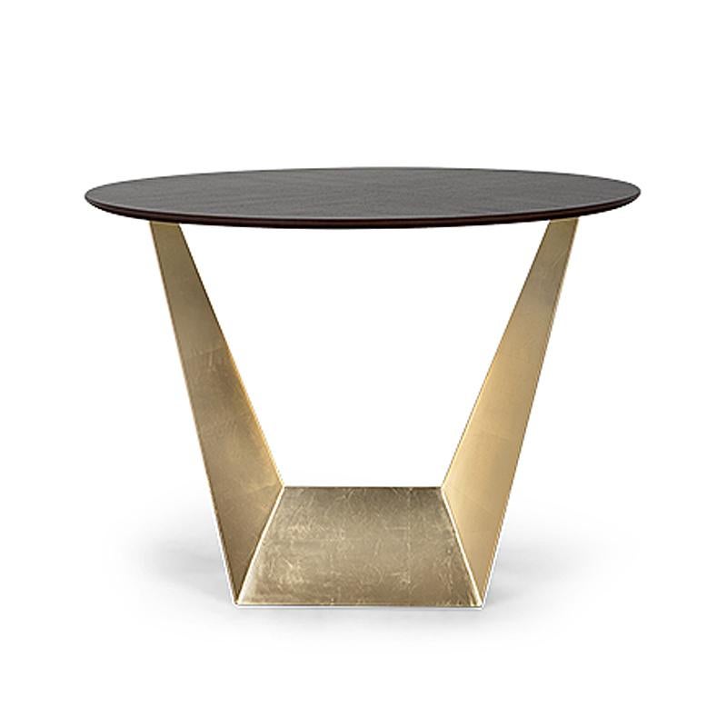 Runder Alambra-Tisch mit Mahagoniplatte und Eisenfuß im Zustand „Hervorragend“ im Angebot in Paris, FR