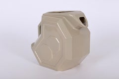 Jarra de cerámica esmaltada Art Decó Harold Holman, circa 1940s