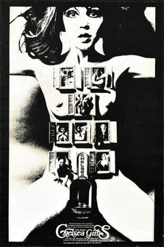 Original Vintage Arthouse Cinema Poster Andy Warhol Chelsea Girls Avant Garde