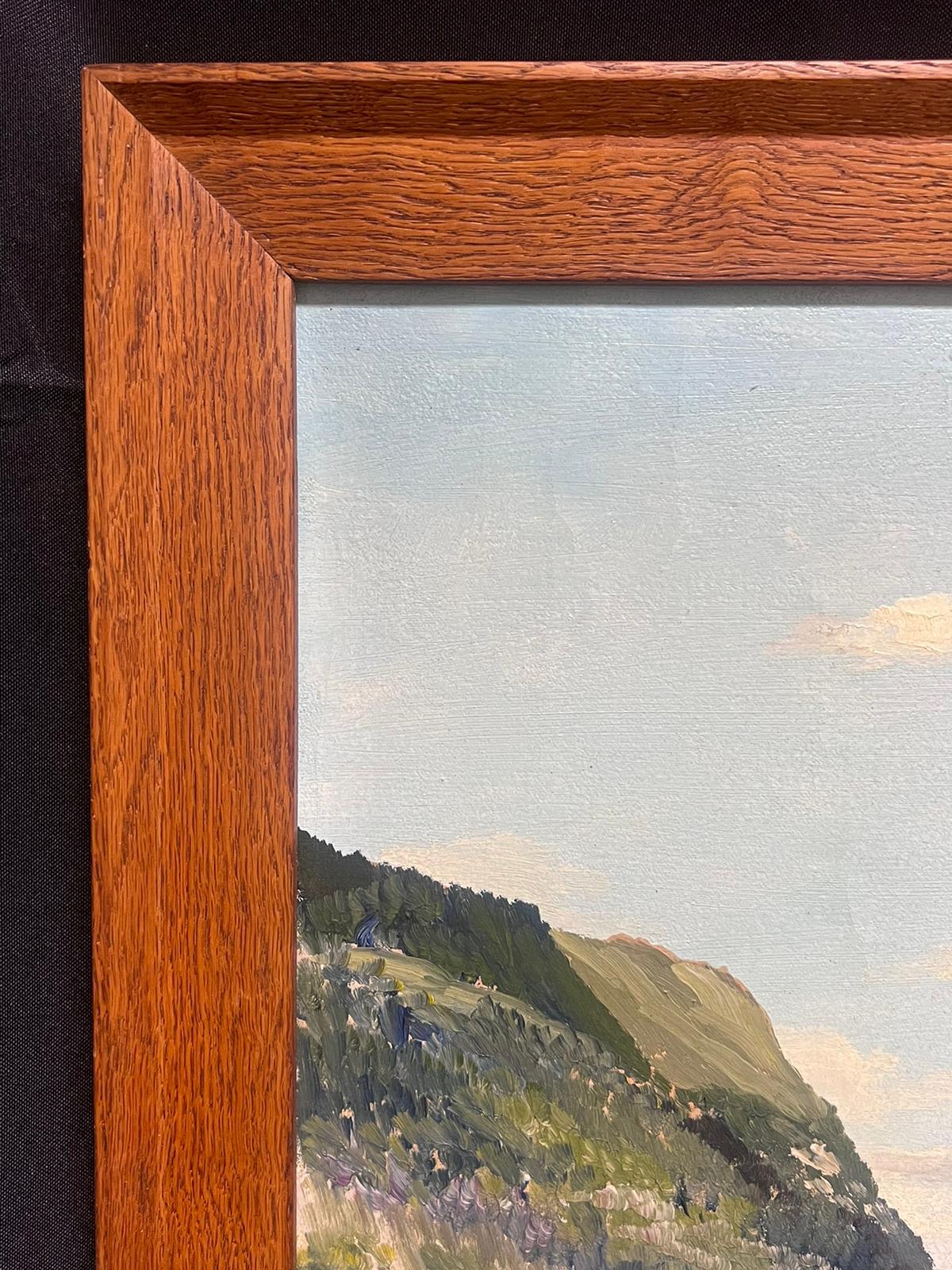 Ullswater
Alan B. Charlton (británico, siglo XX)
óleo sobre lienzo, enmarcado
enmarcado: 23 x 33 pulgadas
lienzo: 20 x 30 pulgadas
verso de la inscripción
procedencia: colección privada
estado: muy bueno y en buen estado 

Ullswater es el segundo