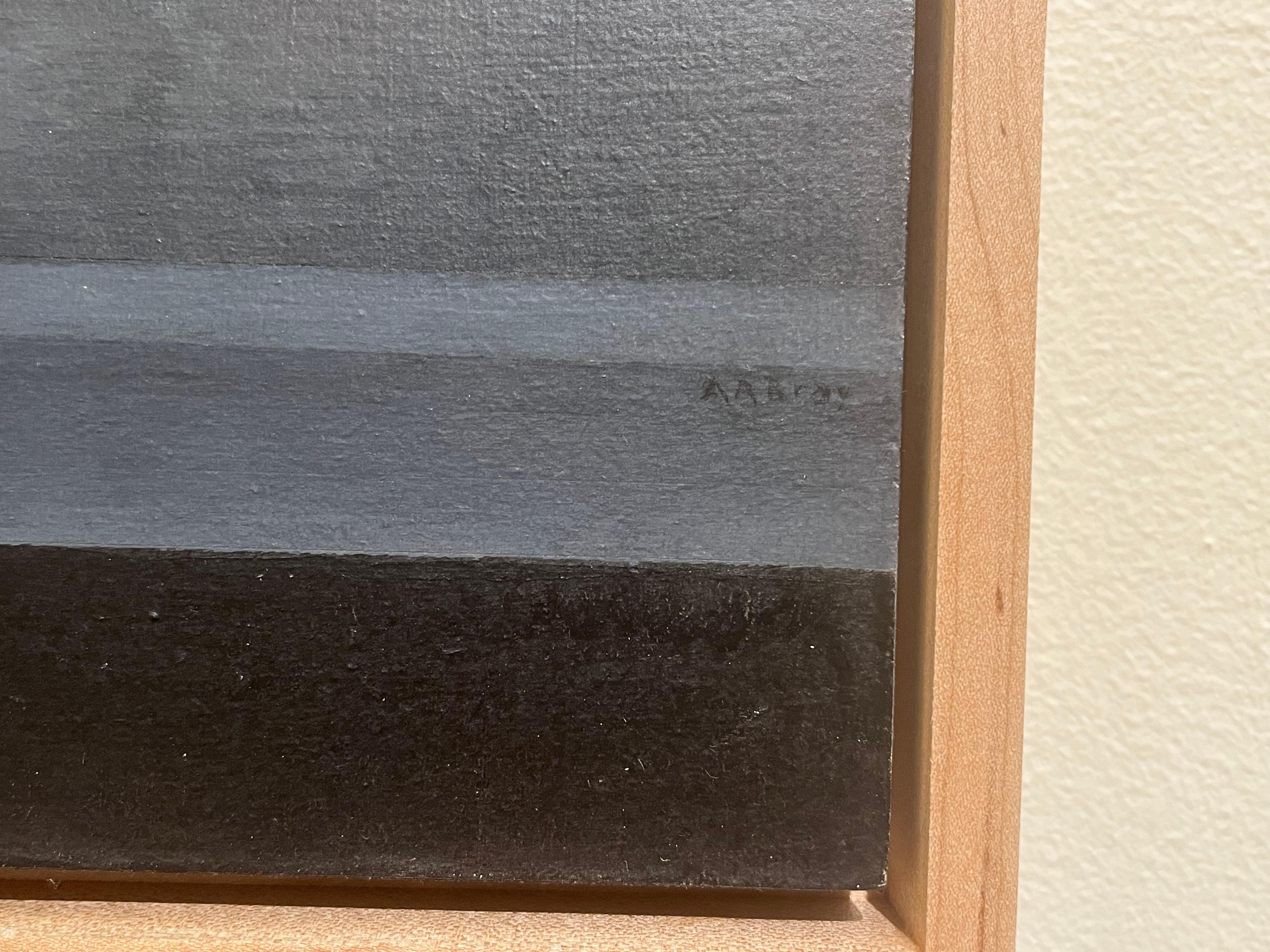 Alan Bray, Nido en un nido, 2023, pintura impresionista en caseína sobre la naturaleza del nido en venta 7