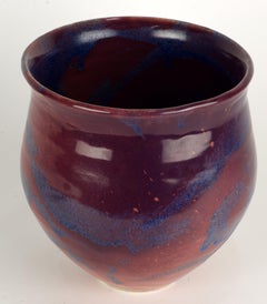 Alan Brough Large Vase, Organic Modern, Cornwall Art Studio Pottery