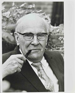 Portrait of V. S. Pritchett - Vintage Photograph by Alan Clifton - 1973