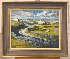 Impasto Oil Painting of Connemara Ireland by UK Royal British Artist Alan Cotton