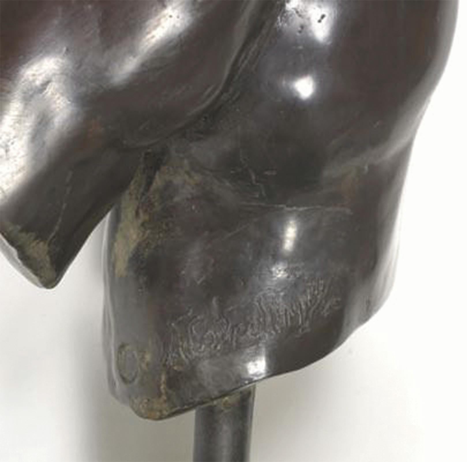 Nu féminin torse Sculpture en bronze, 20e siècle Artiste américain contemporain en vente 3