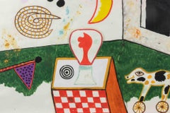 Magic Camp Nr. 16 - Gemischte Medien von Alan Davie - 1972