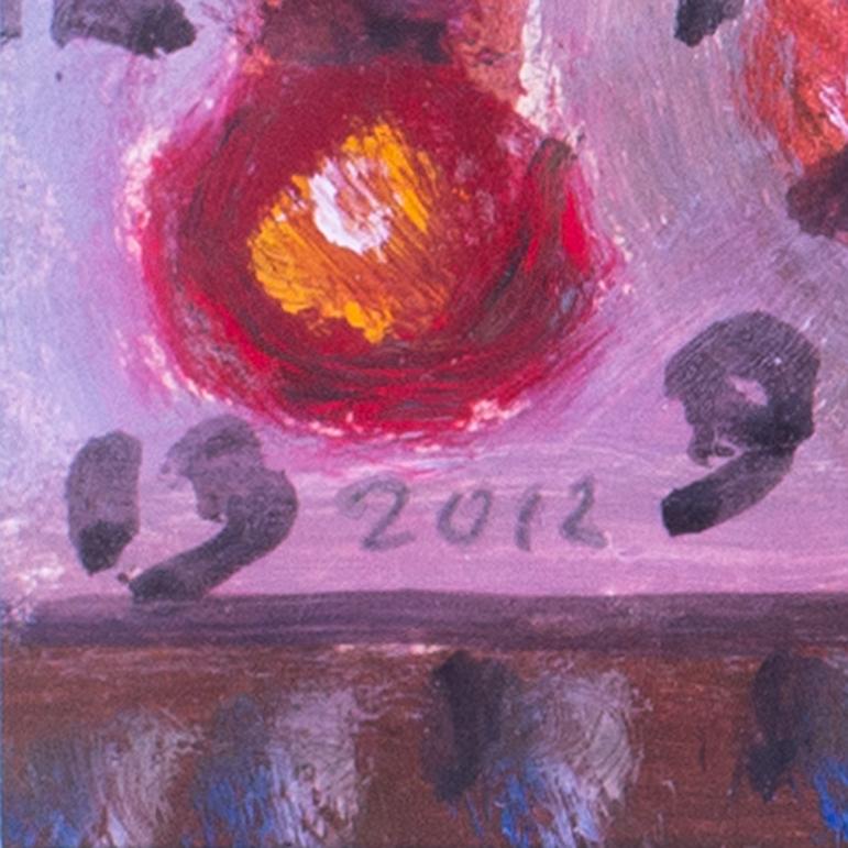 Alan Davie huile originale sur papier 