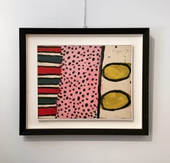 Alan Davie "Soft Bridge n°2" 1961, Acrylic on Paper applied on Canvas Abstract