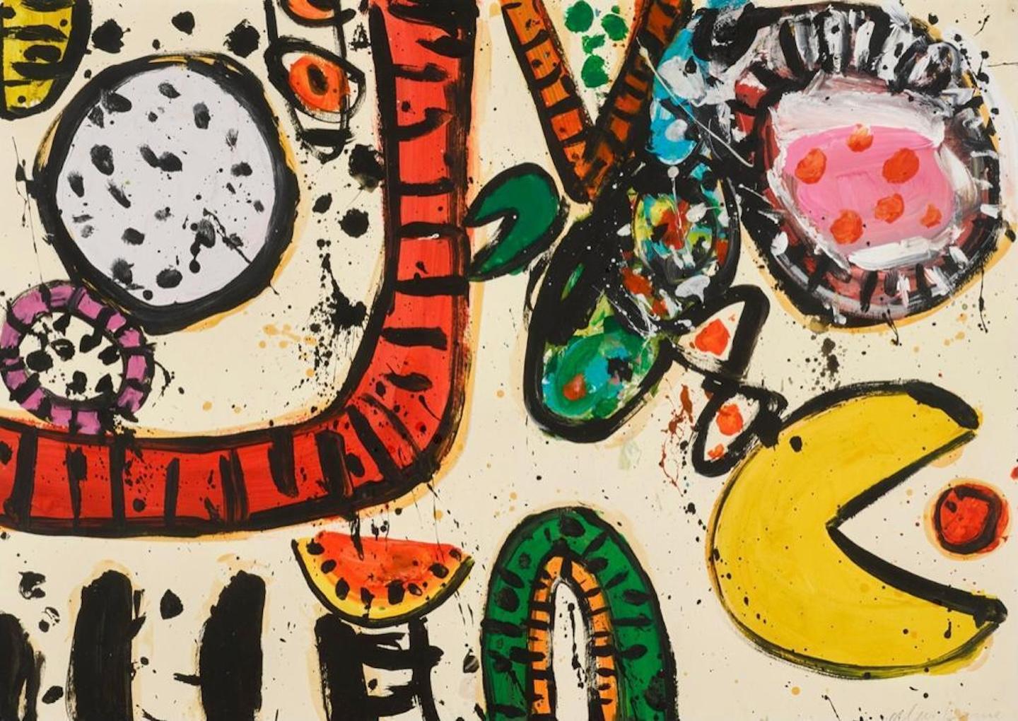 Alan Davie Abstract Painting - Untitled