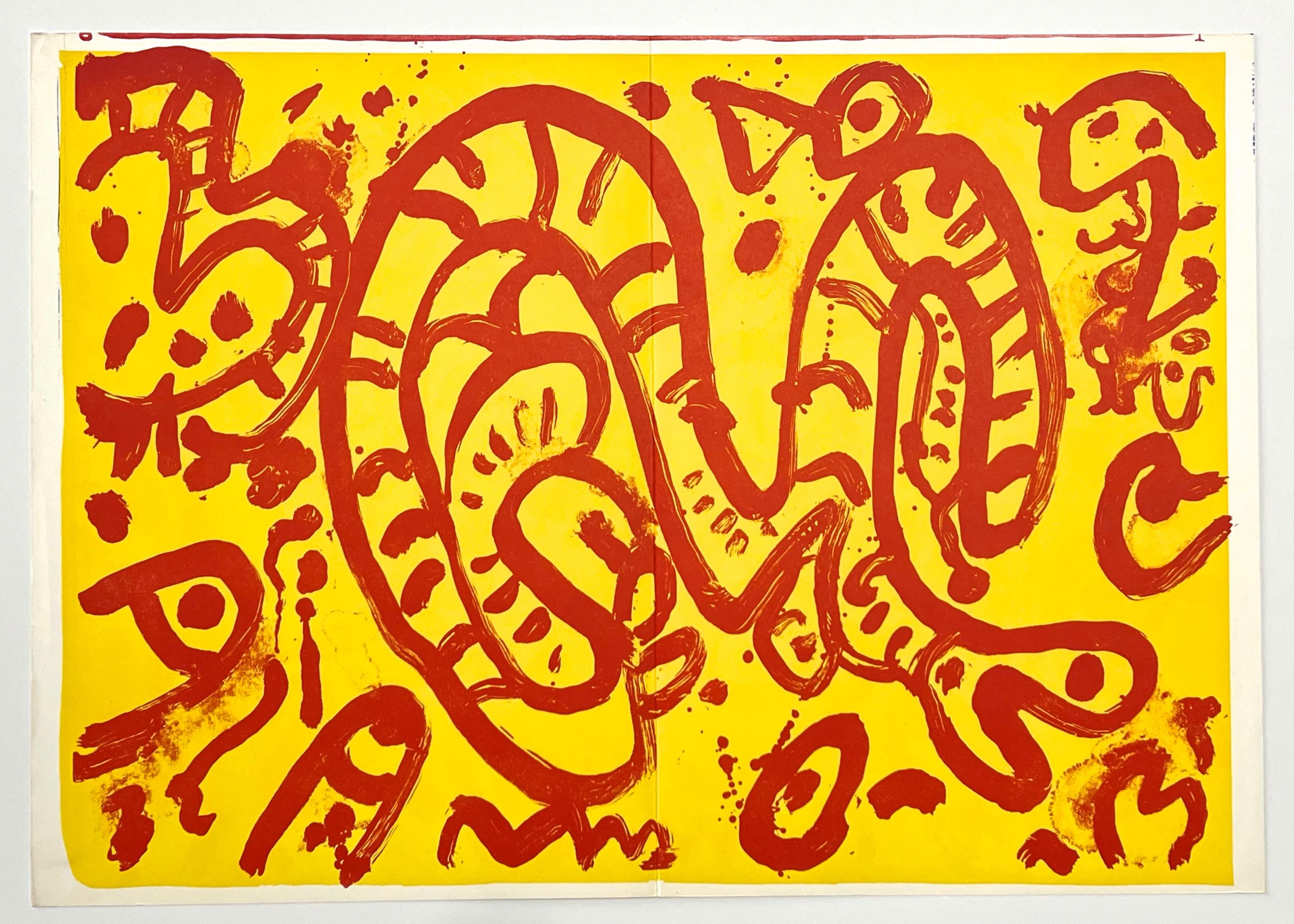 litografia originale - Print di Alan Davie