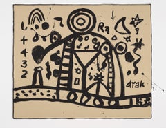 Vintage Ra Drak by Alan Davie, 2000