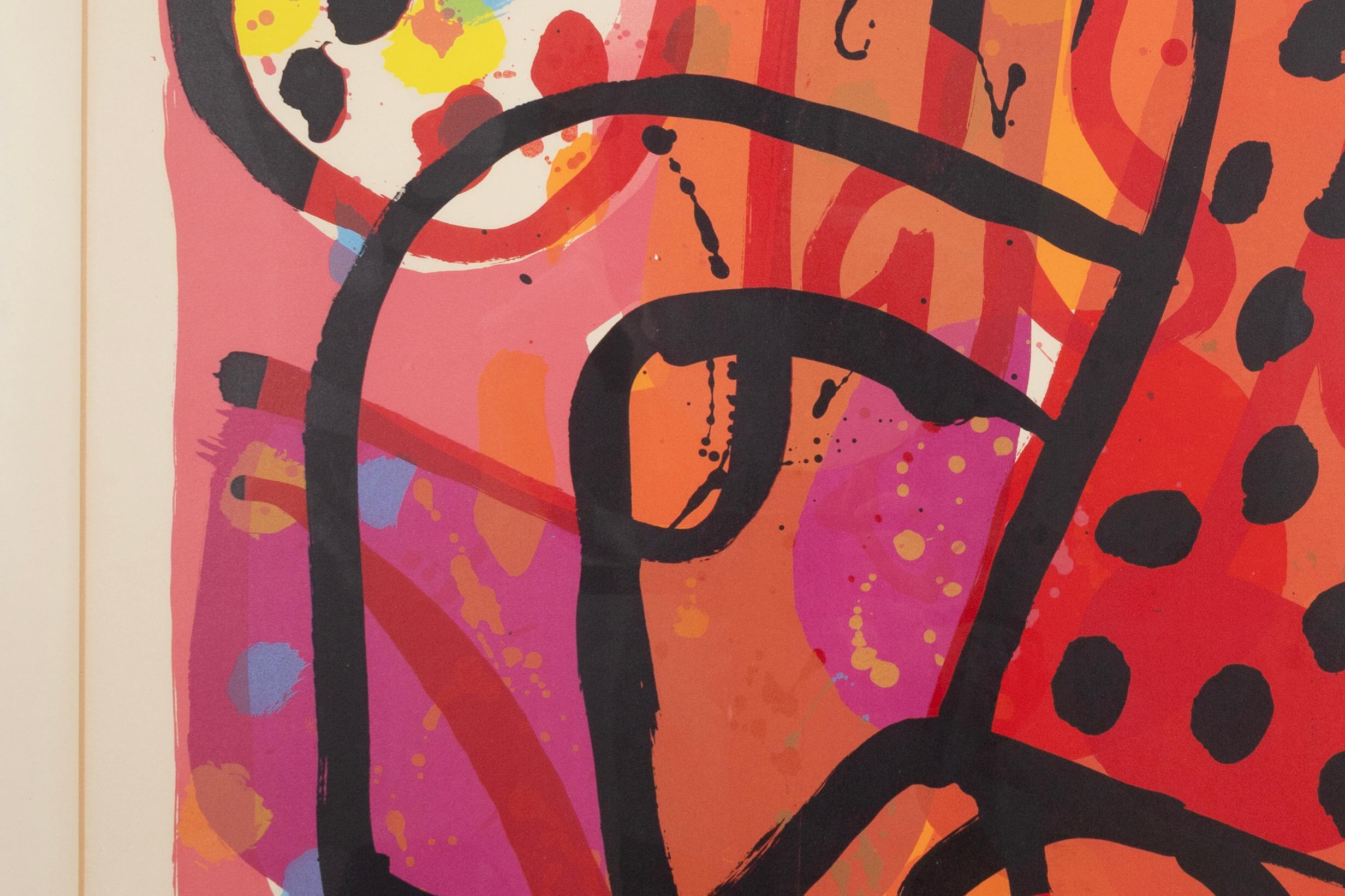 Modern Alan Davie - Zurich, Improvisation XXXII, 1965 Signed Lithograph in Colors 20/25 For Sale
