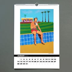 Alan Fears 2023 A3 Wall Calendar Figurative Painting Pop Art
