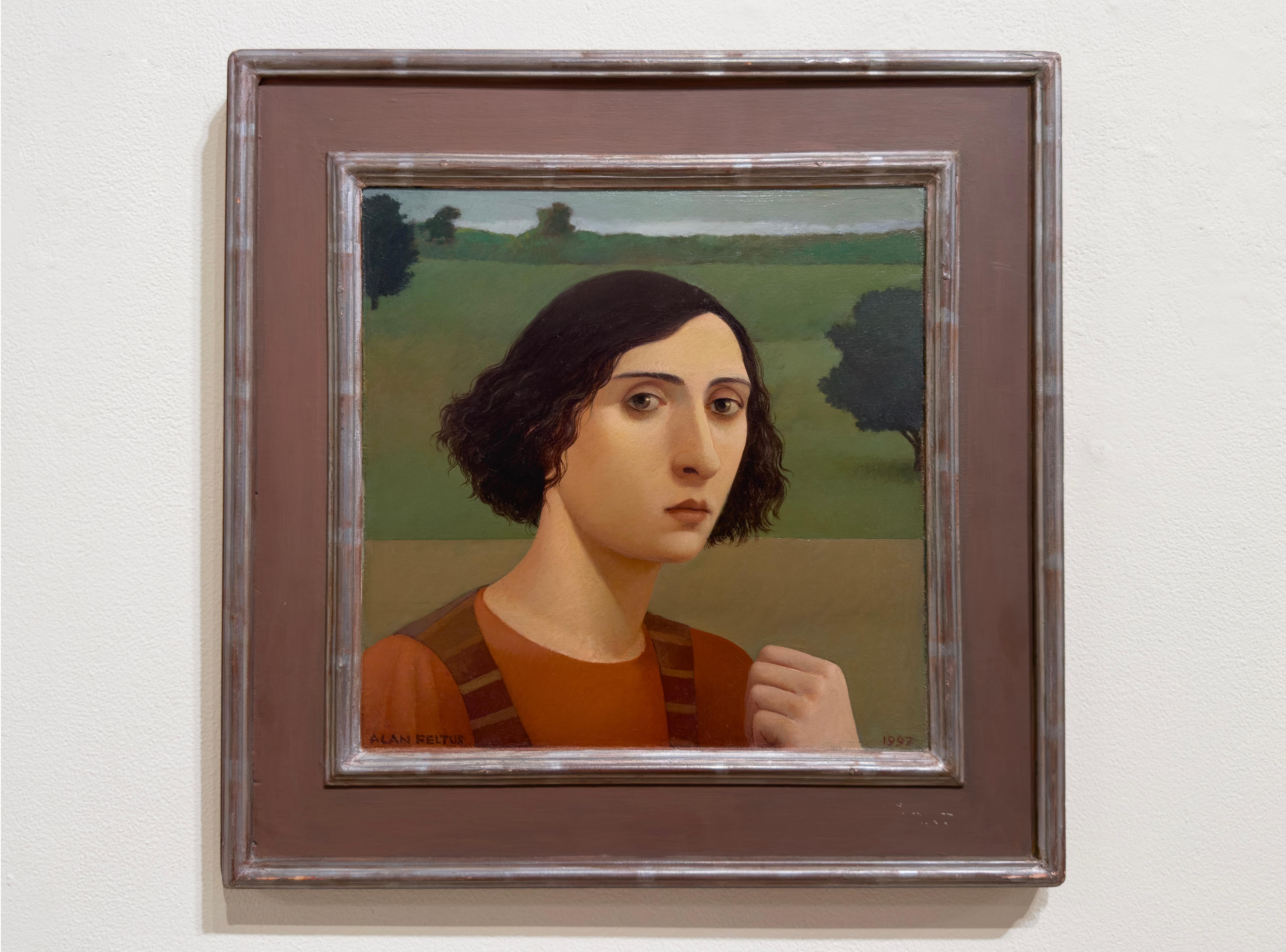 UNTITled (WOMAN & LANDSCAPE) - Portrait / Italie / Figure féminine en vente 1