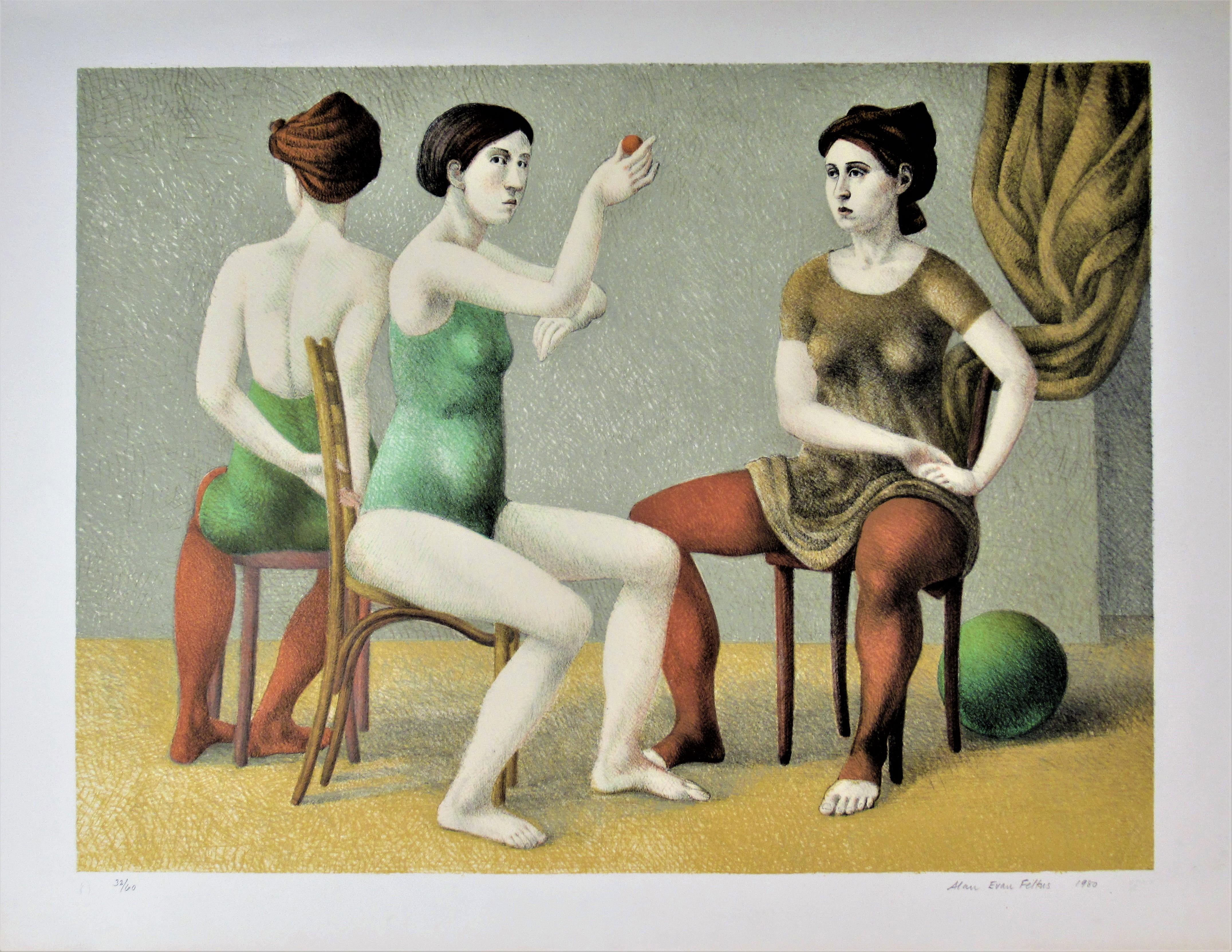 Drei Tänzerinnen – Print von Alan Feltus