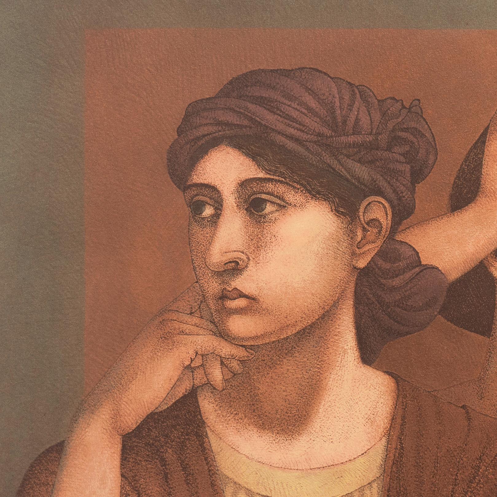 'Two Women', Yale, Cooper Union, Prix de Rome, Tyler School of Art, Smithsonian - Modern Print by Alan Feltus