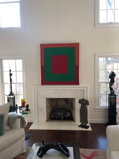 Casa Loma Stomp: Modern Abstract Oil Painting on Canvas, 1960s