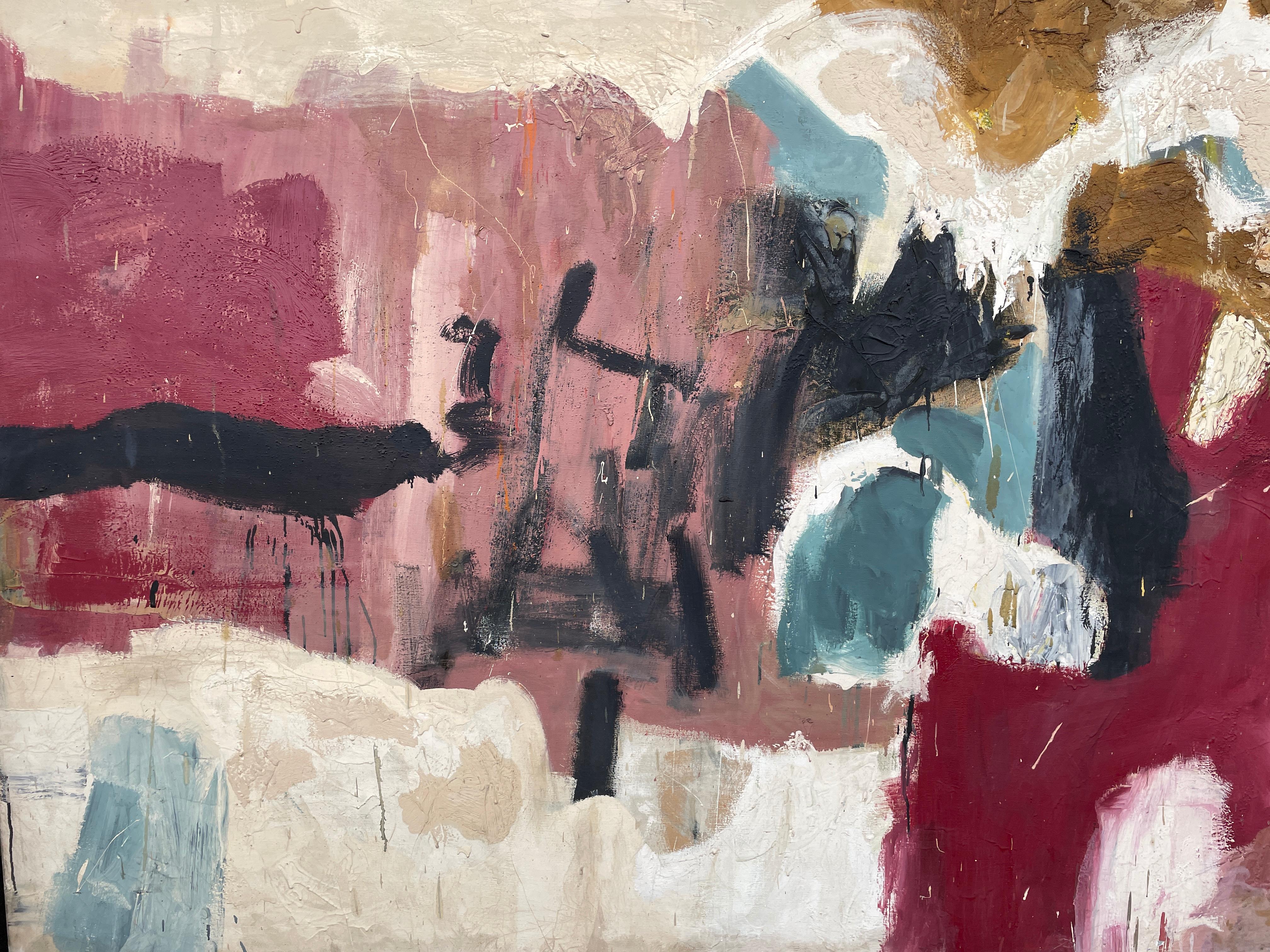 « bassin I », Alan Fenton, Expressionnisme abstrait, école de New York, terrain de couleur en vente 1