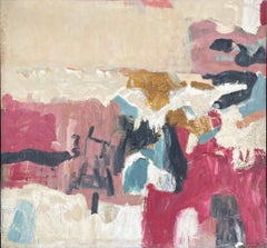 Retro "Pond I, " Alan Fenton, Abstract Expressionism, New York School, Color Field