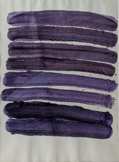 "Untitled," Alan Fenton, Abstract Expressionism, Purple Stripes