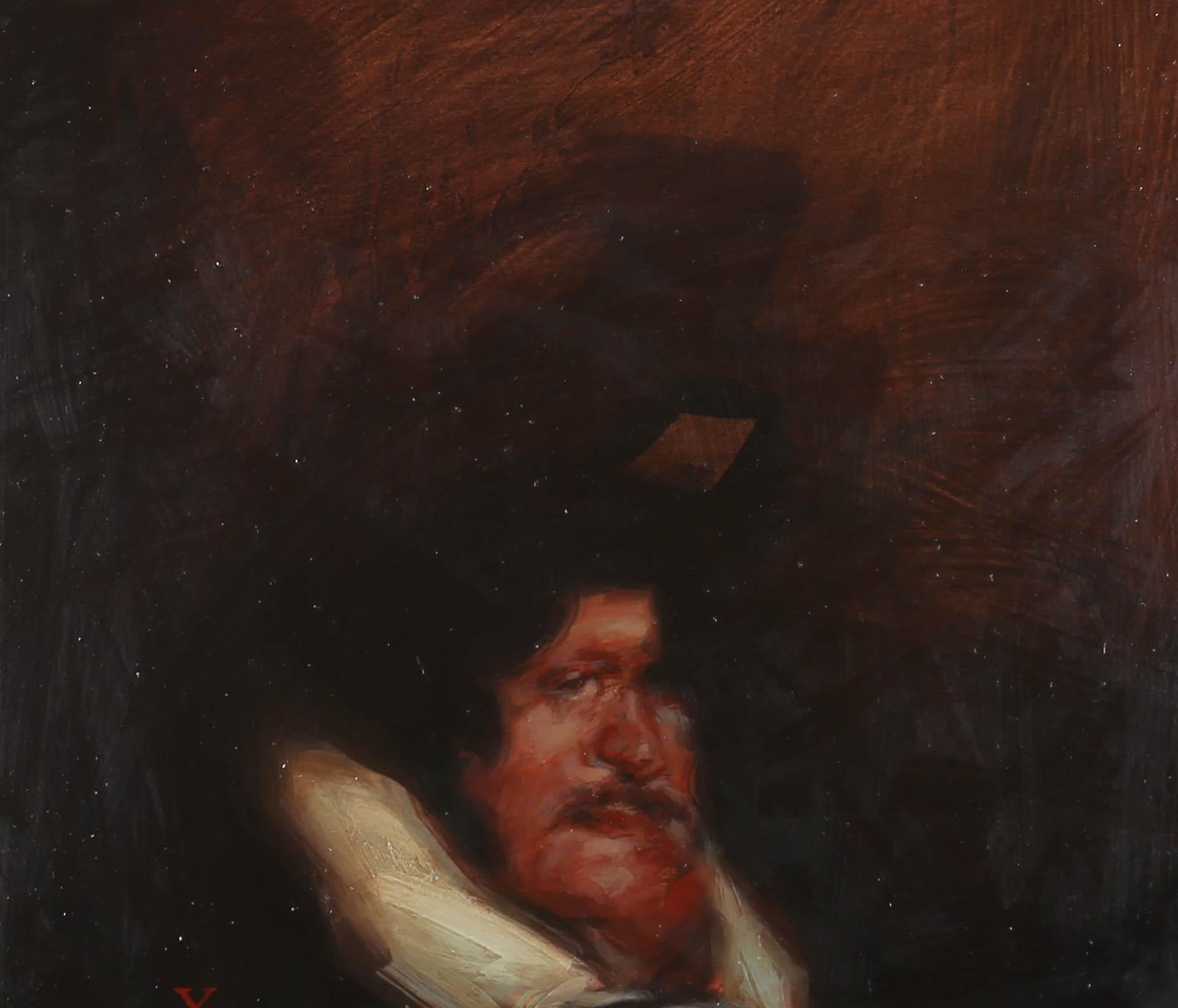 Alan Flood (b.1951) - 20th Century Oil, Rembrandt 1