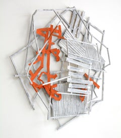PS #32 (v2): Assemblage wall sculpture by Alan Franklin