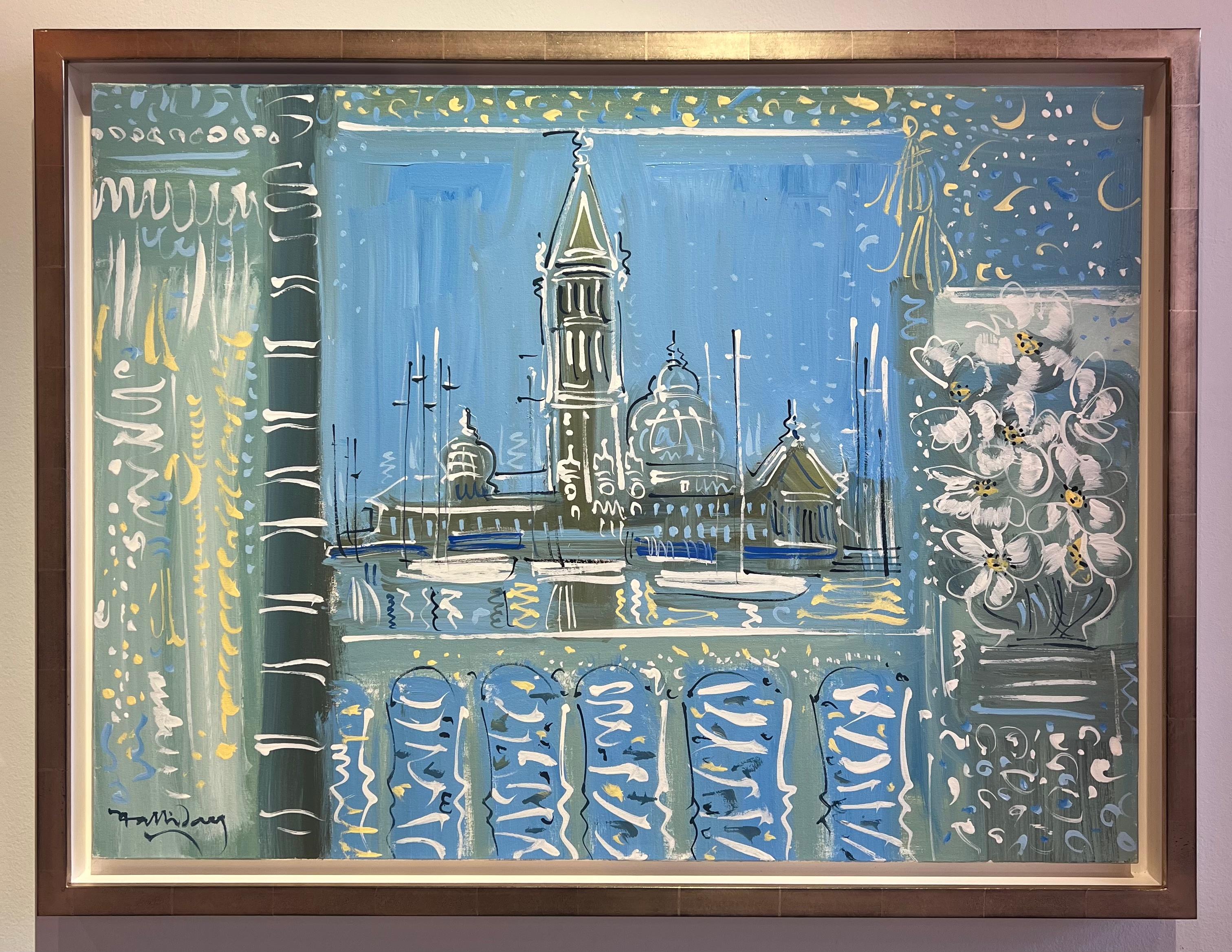 From the Daniele, Venice Mediterranean landscape City Scape, Raoul Dufy – Painting von Alan Halliday