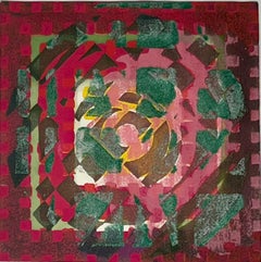 Alan Shields - Senza titolo, da I bambini incestuosi, firmato, tecnica mista, incorniciato