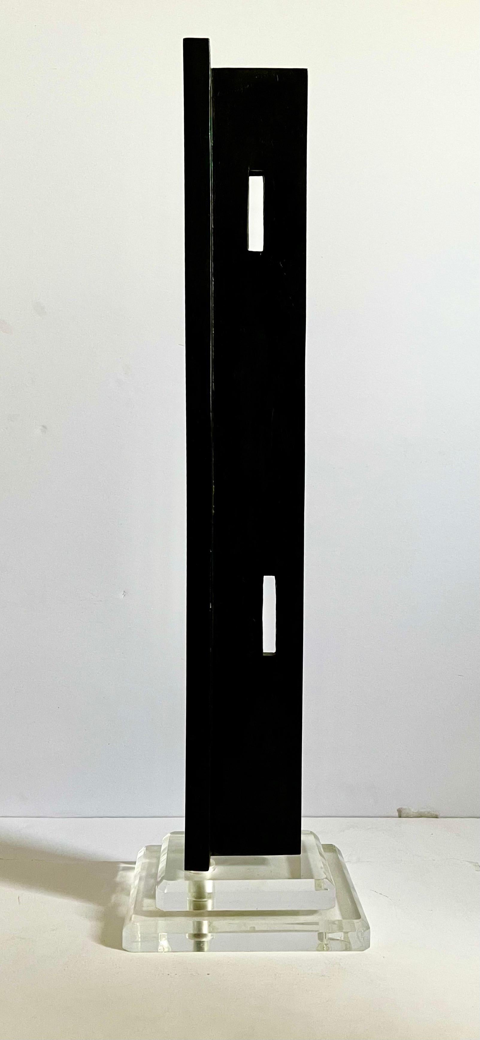 Sculpture en bronze d'art abstrait contemporain minimaliste écossais Alan Johnston 2/2 en vente 10